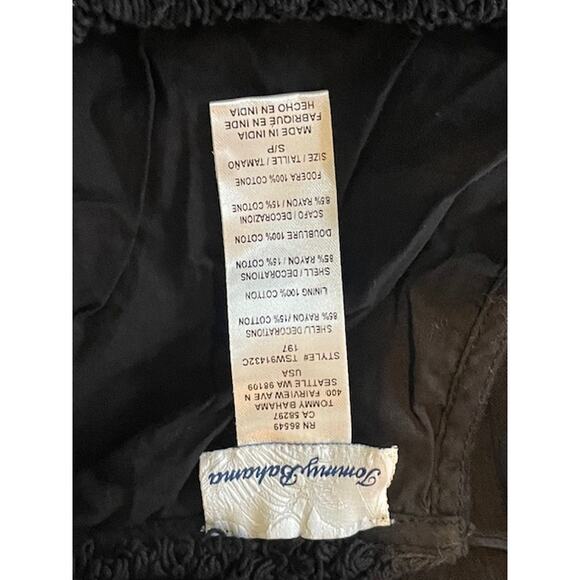 Tommy Bahama‎ Women's Size Small Sleeveless Black Casual Dress - Picture 4 of 4